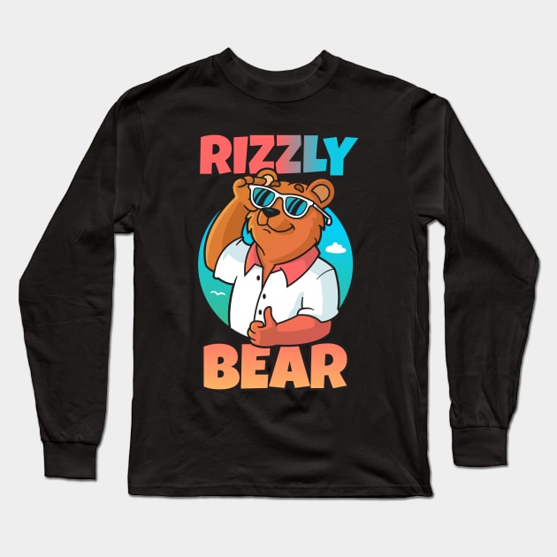 Rizzly Bear Long Sleeve T-Shirt by zoljo